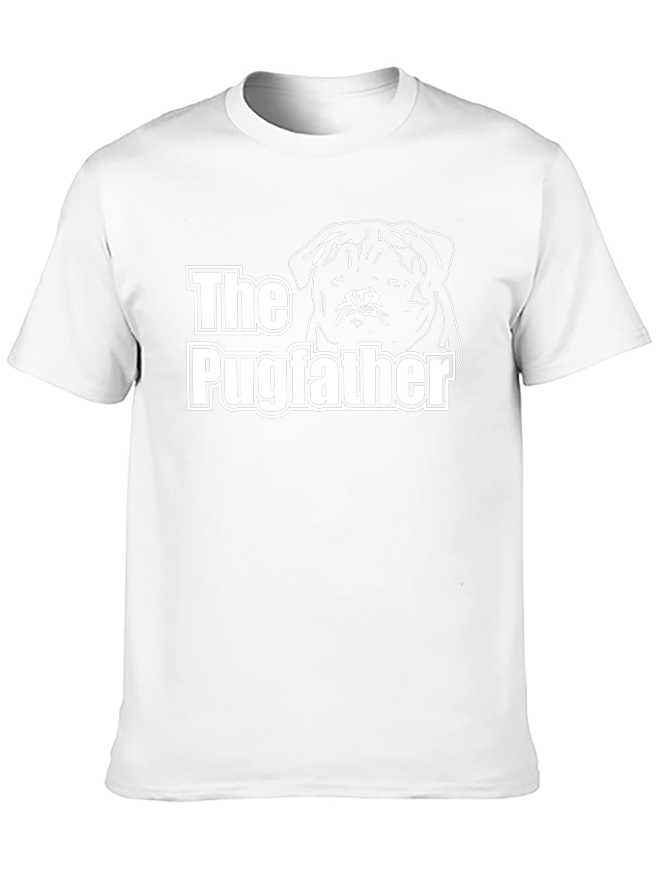 The Pugfather Graphic T-Shirt - Black Cotton Tee
