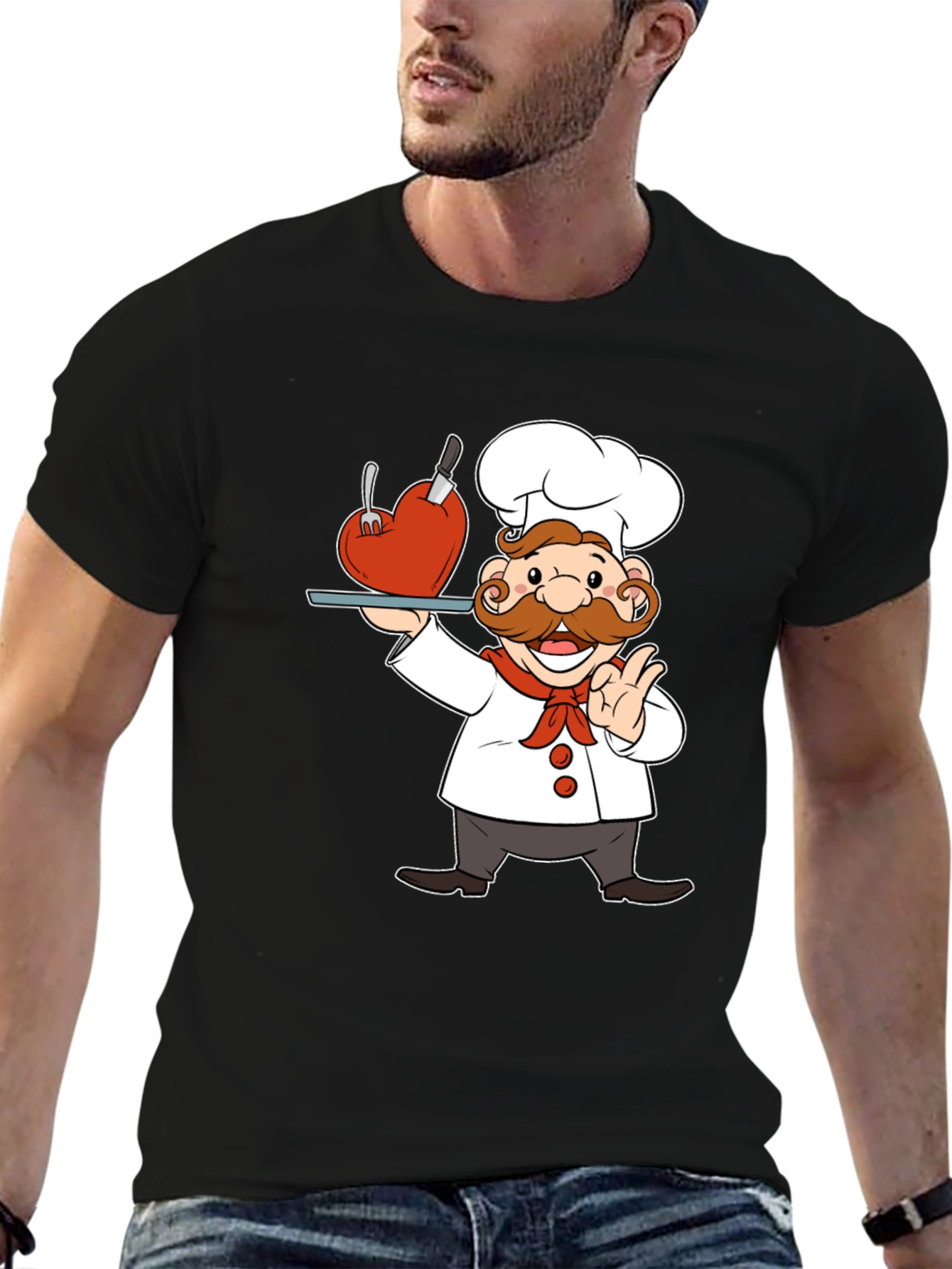 Chef with Heart T-Shirt