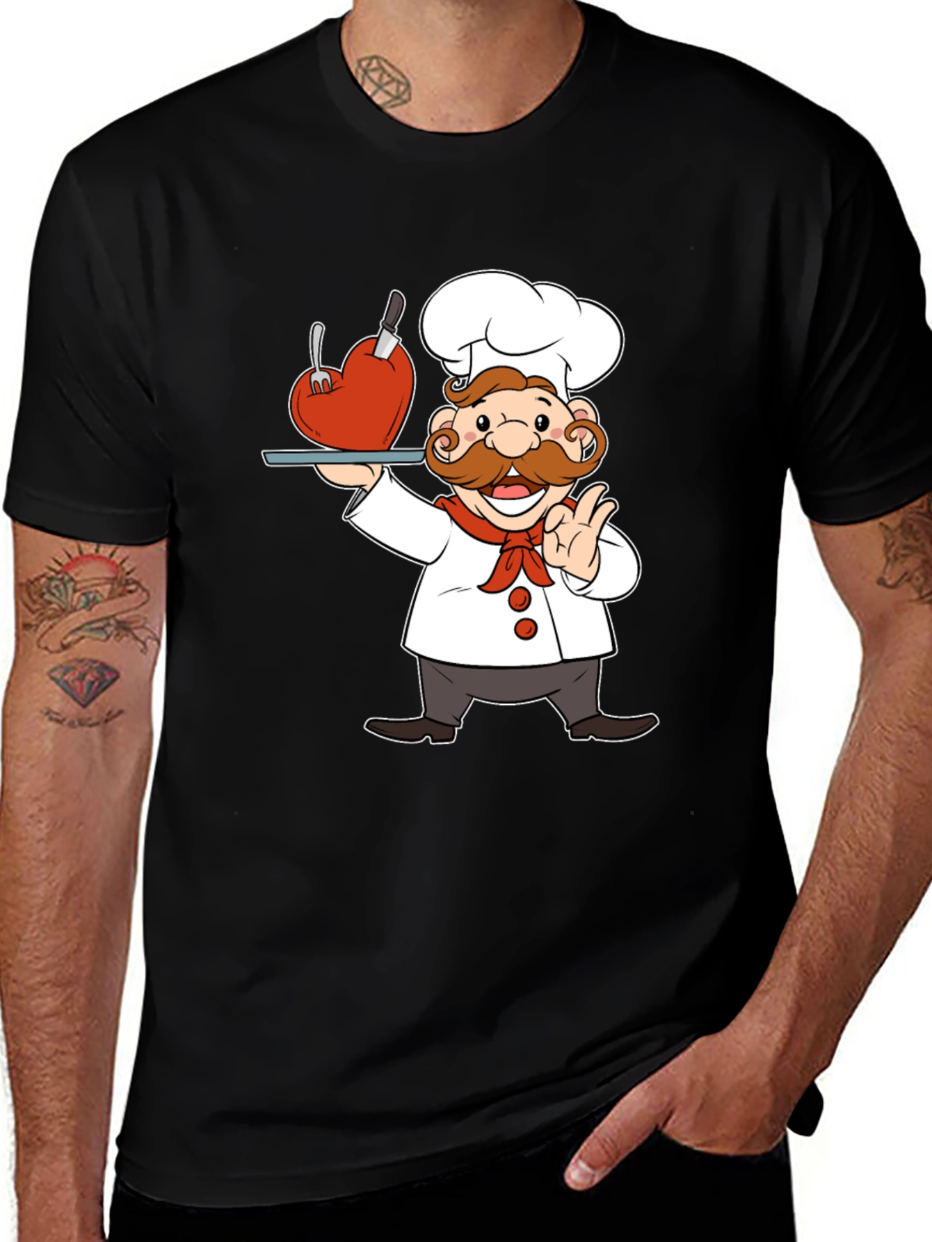 Chef with Heart T-Shirt