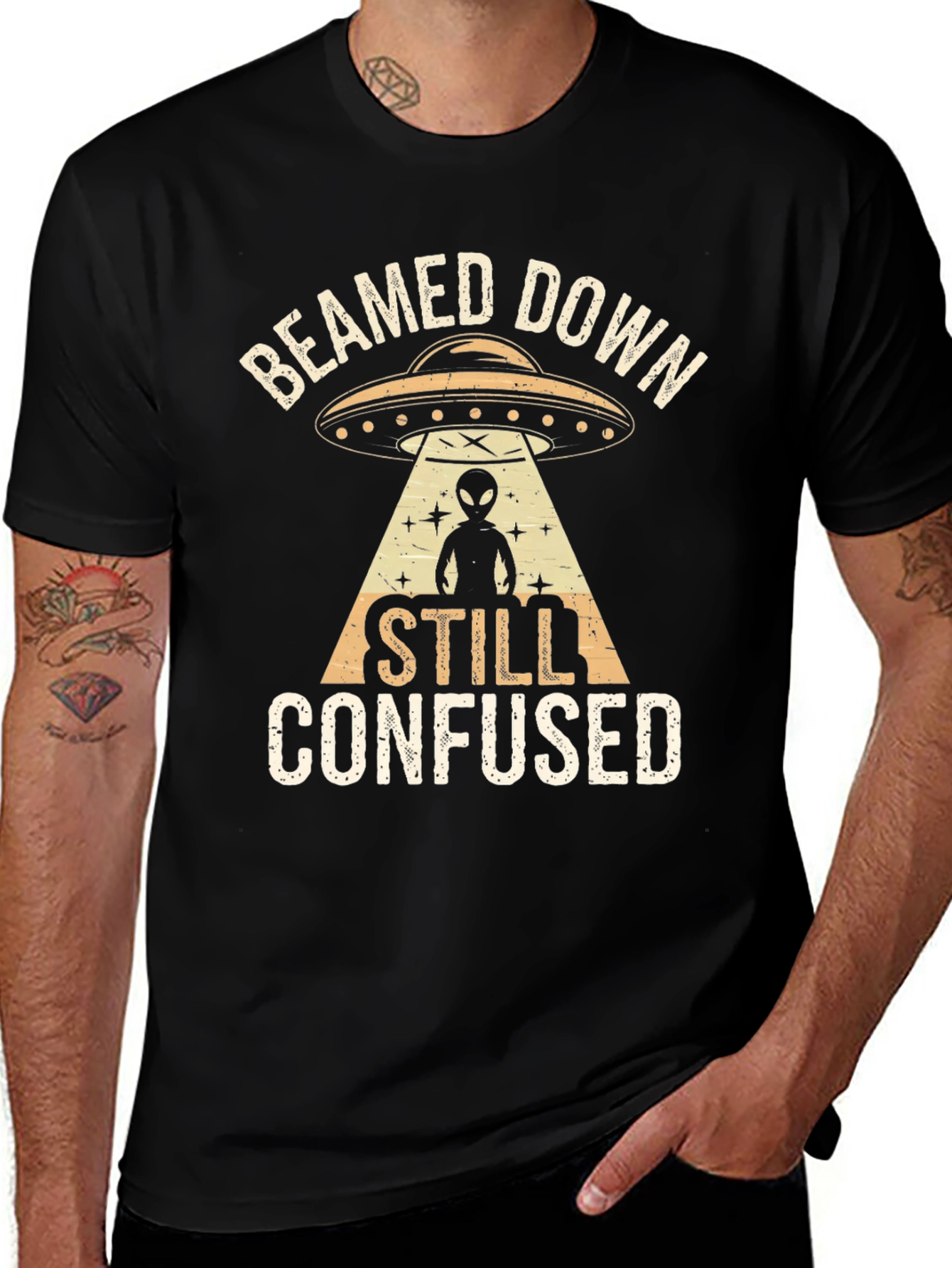 Beamed Down Still Confused T-Shirt
