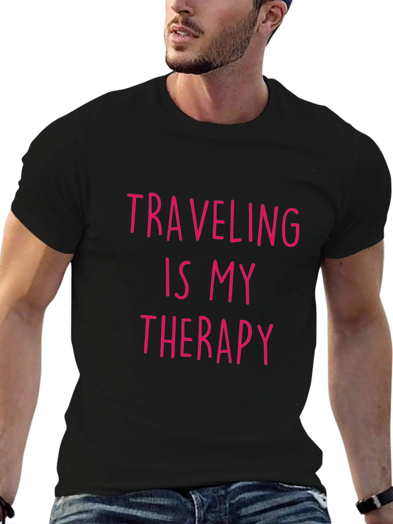 Traveling Is My Therapy Graphic Tee