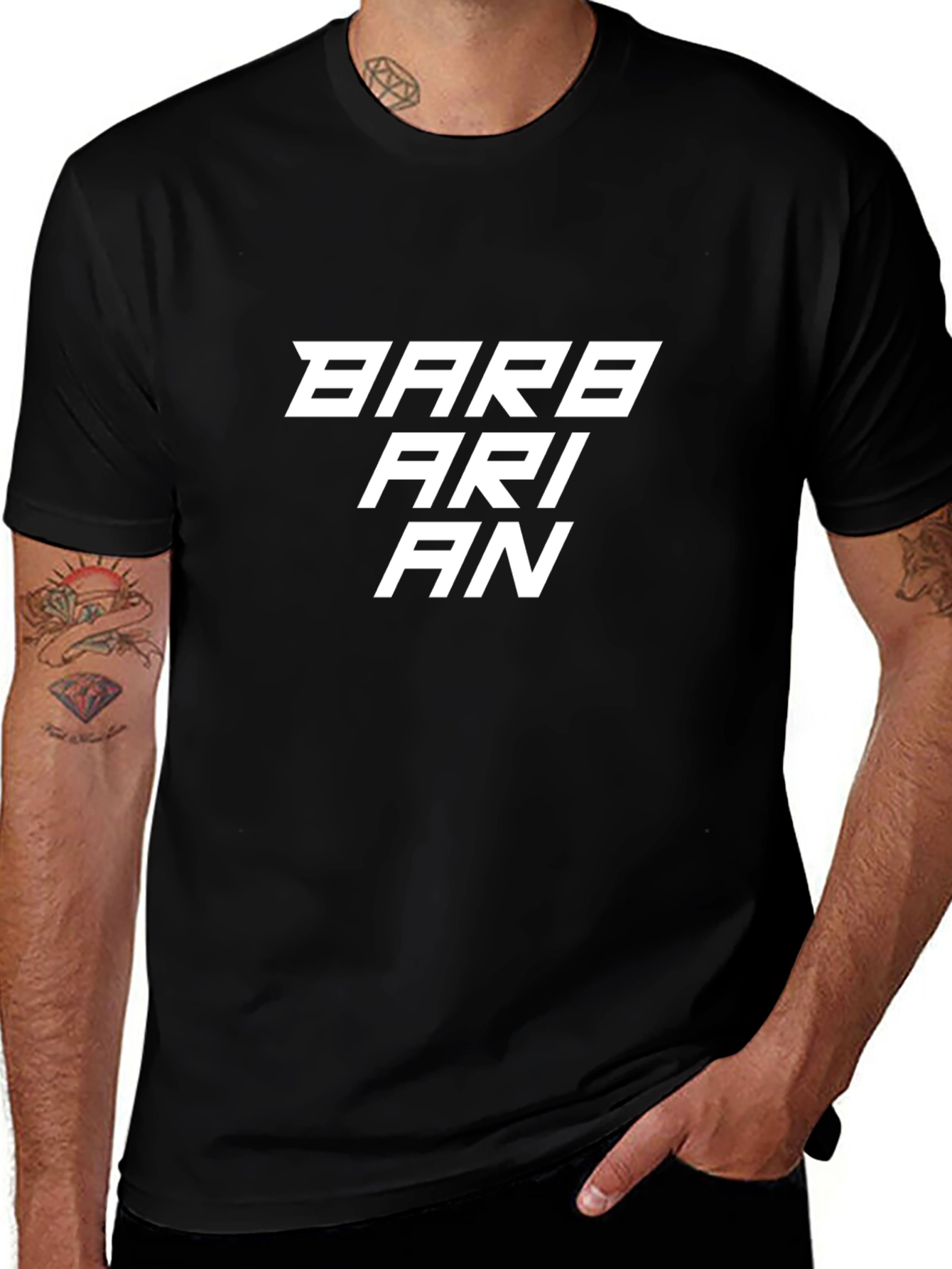 Barbarian Graphic Print T-Shirt