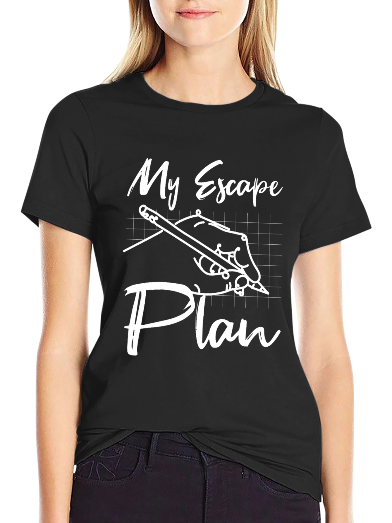 My Escape Plan T-Shirt - Architect Designer Drawing Tee