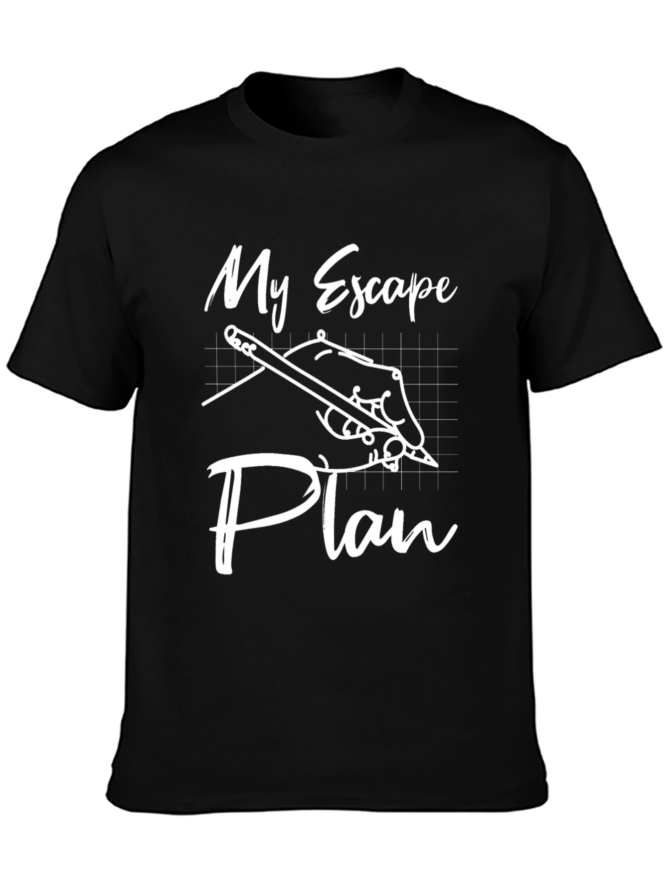 My Escape Plan T-Shirt - Architect Designer Drawing Tee