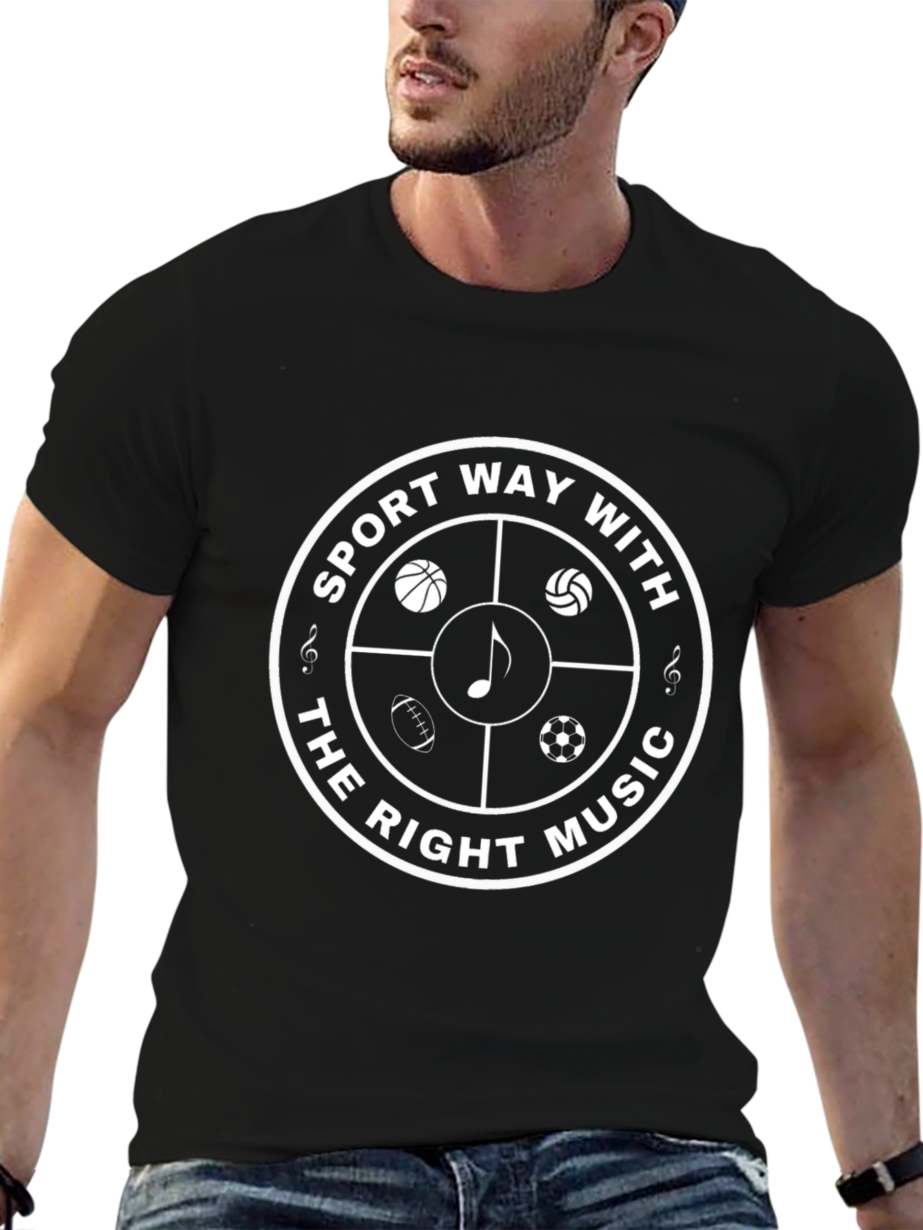 Sport Way With Music Graphic Tee