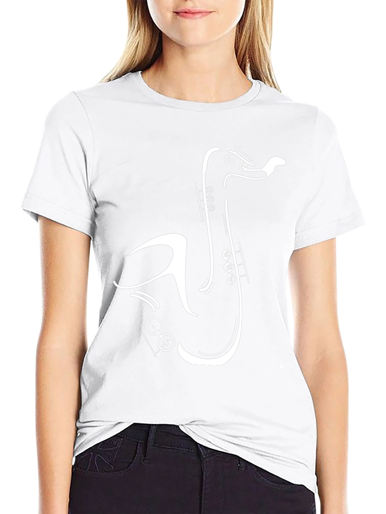 Saxophone Graphic Tee - Cool Musician T-Shirt
