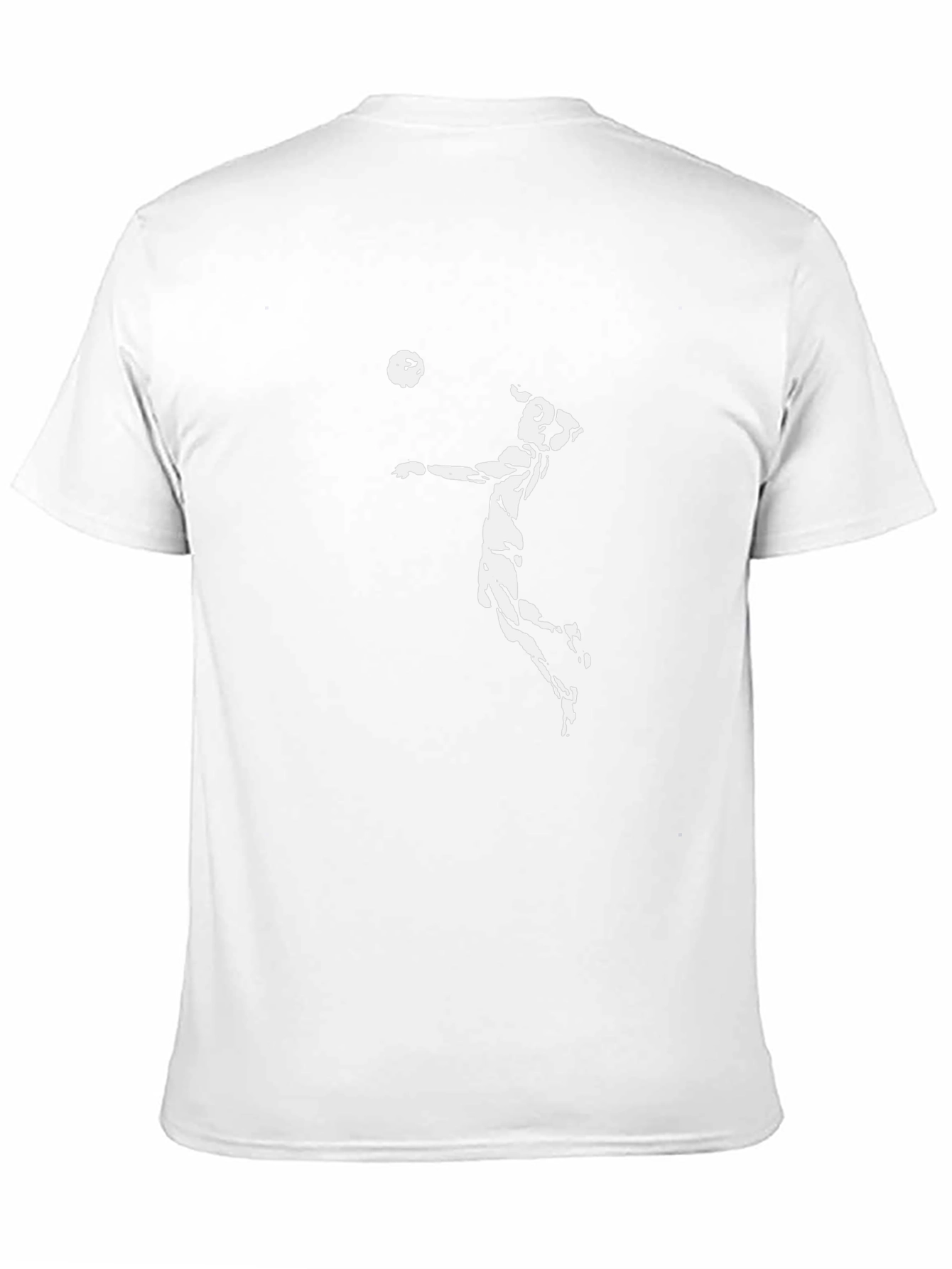 Volleyball Player Graphic Black T-Shirt