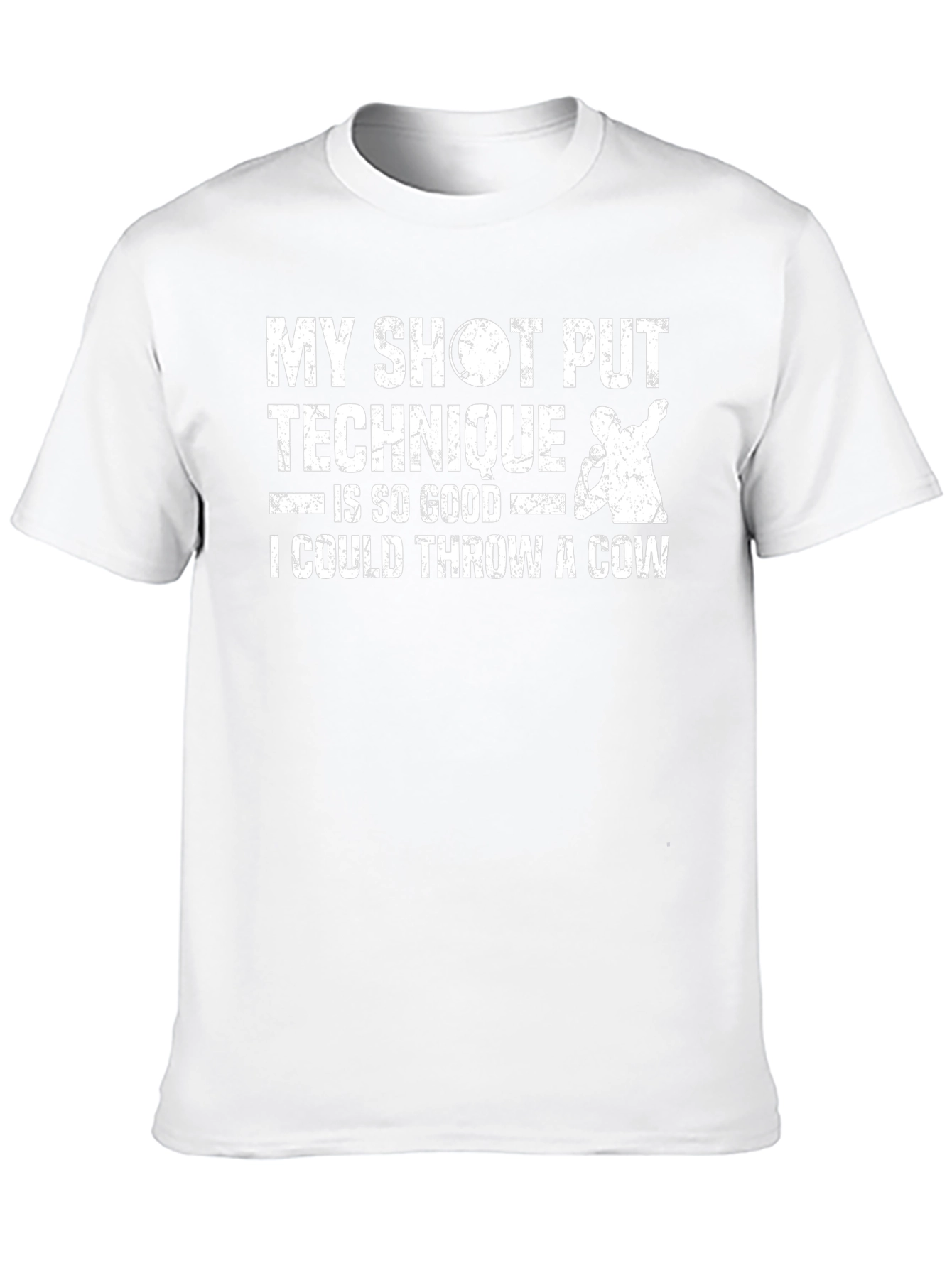 Shot Put Technique T-Shirt Throw a Cow