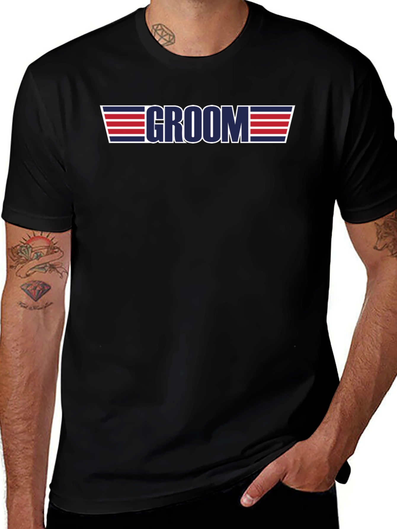 Groom Top Gun Style T-Shirt