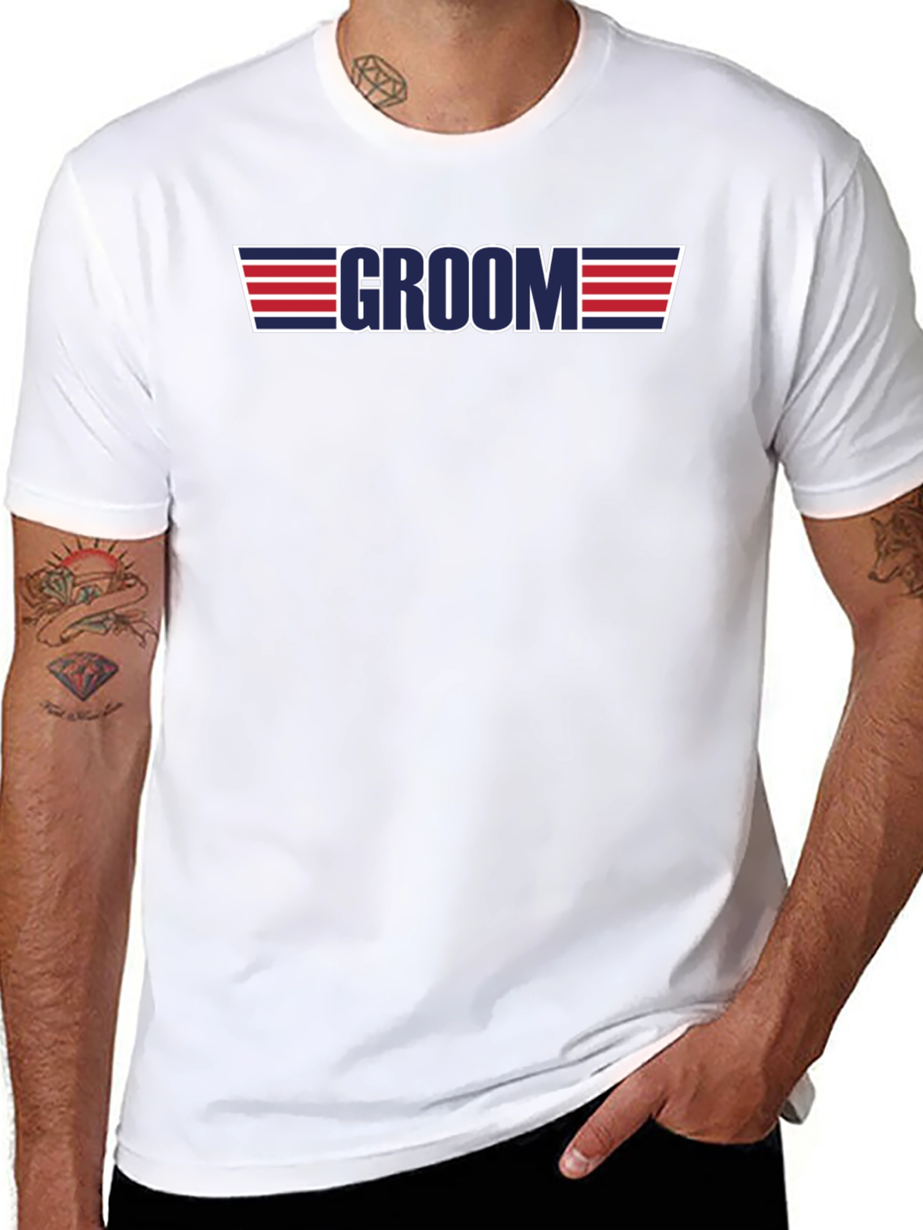 Groom Top Gun Style T-Shirt