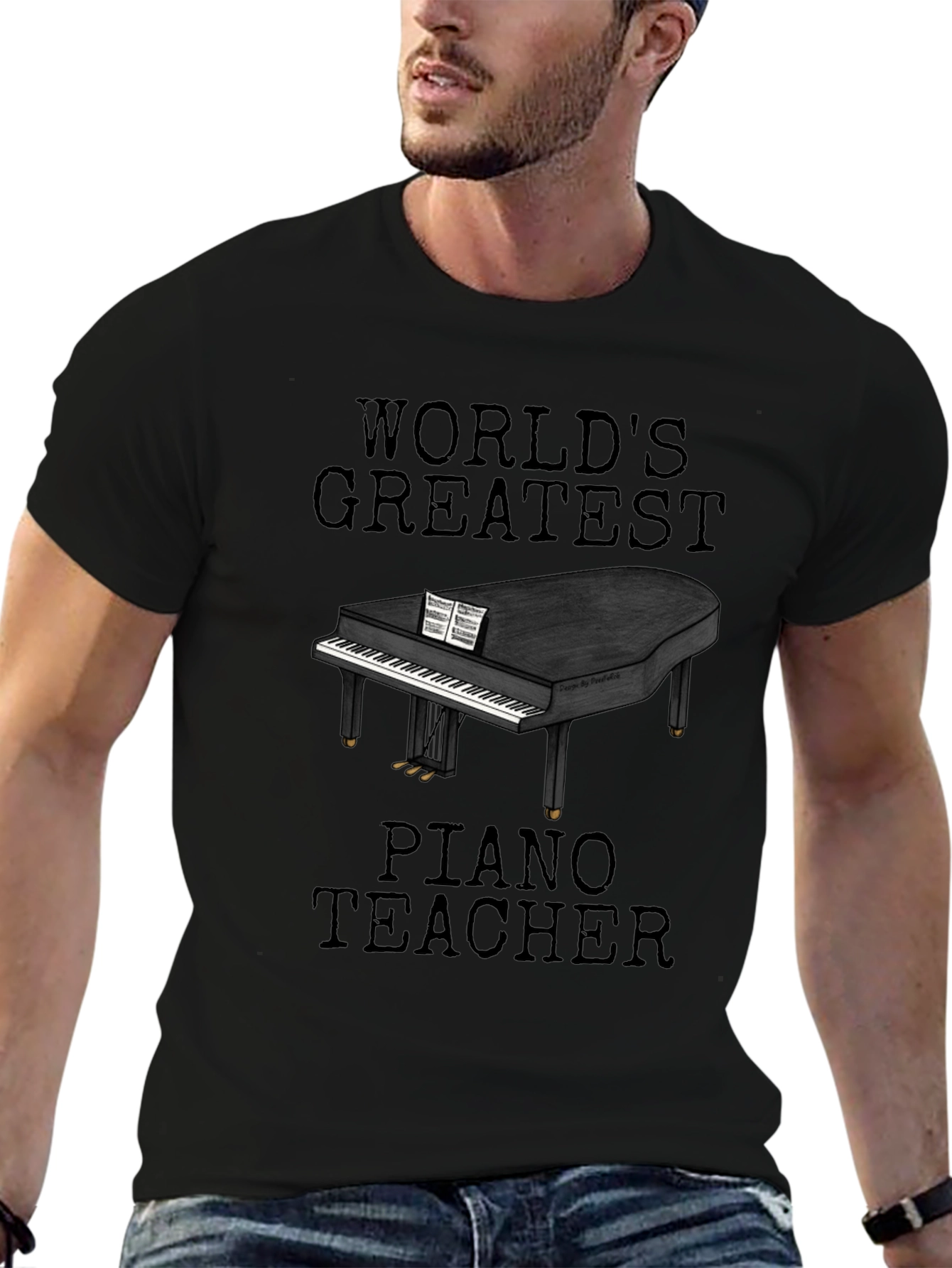 Worlds Greatest Piano Teacher Graphic Tee