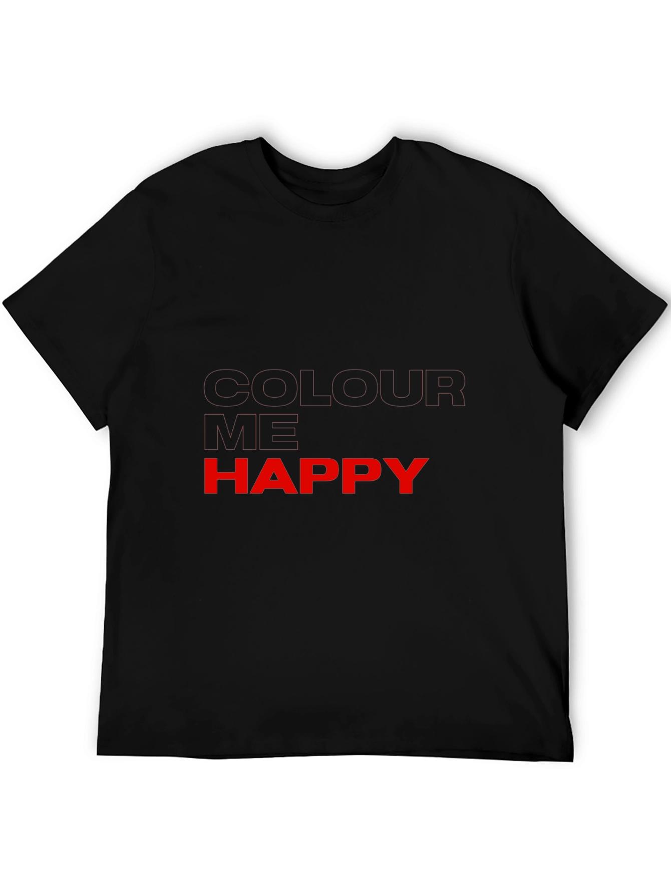 Be Your Own Happy T-Shirt - Black