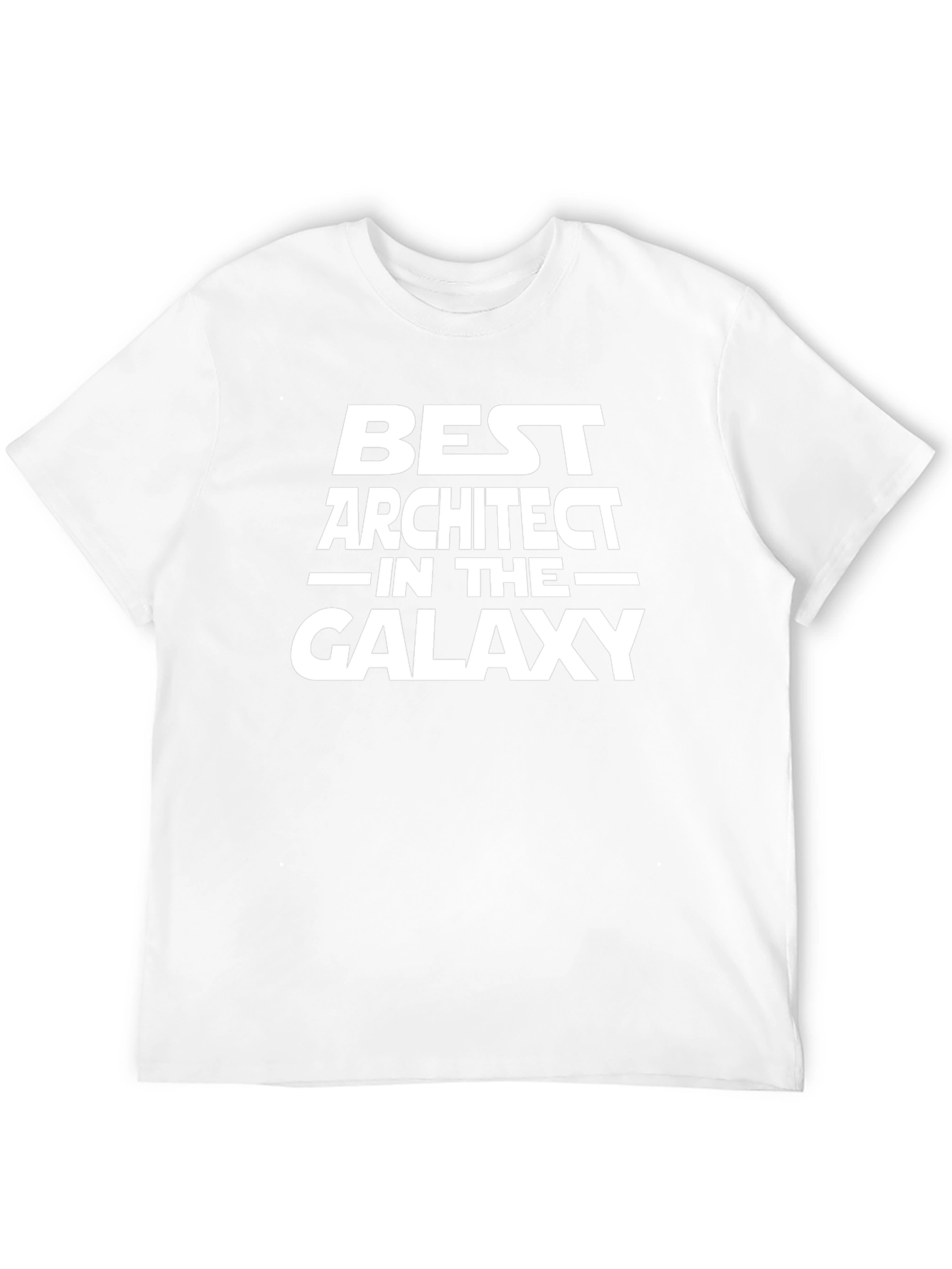 Best Architect Galaxy Black T-Shirt