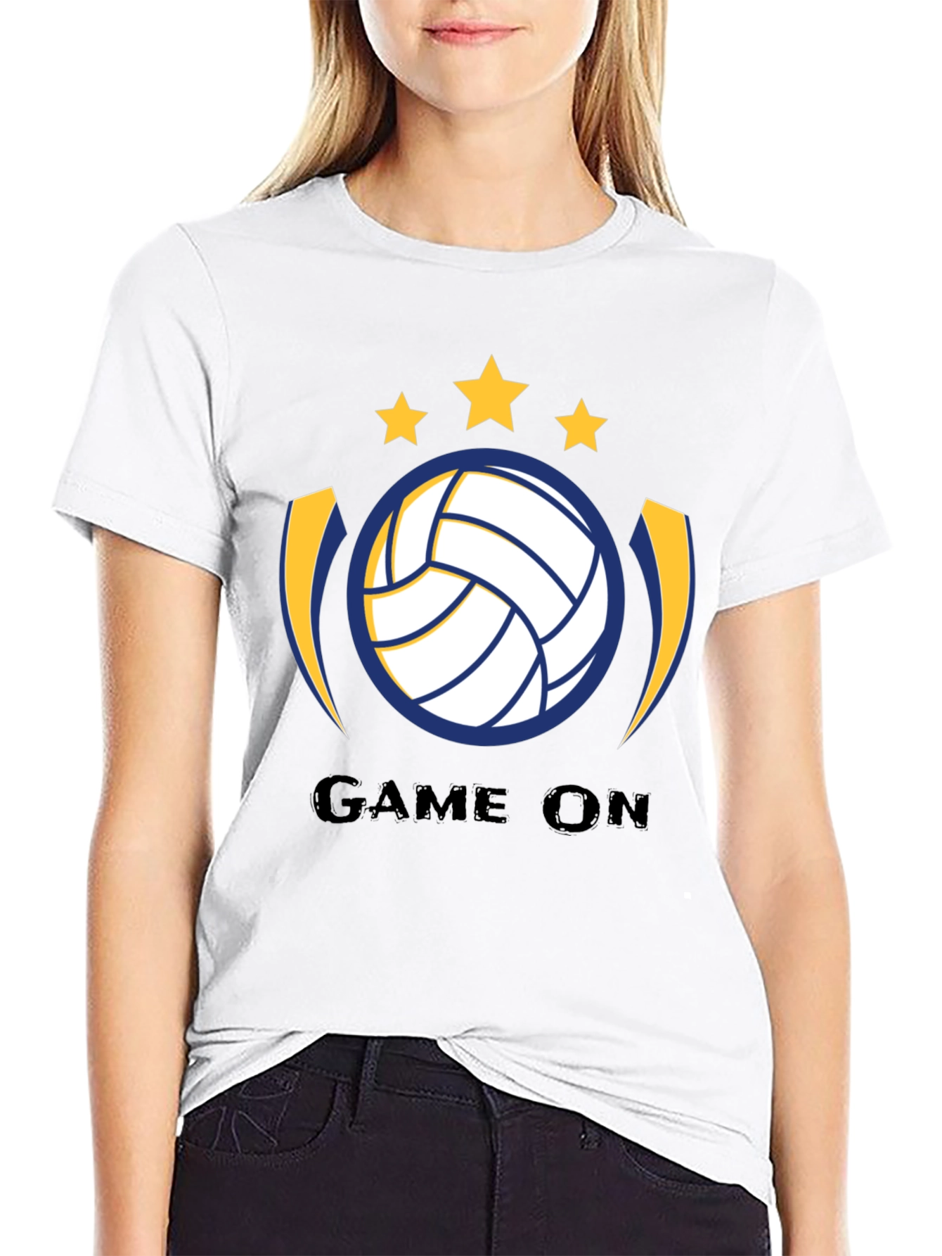 Game On Volleyball Graphic T-Shirt