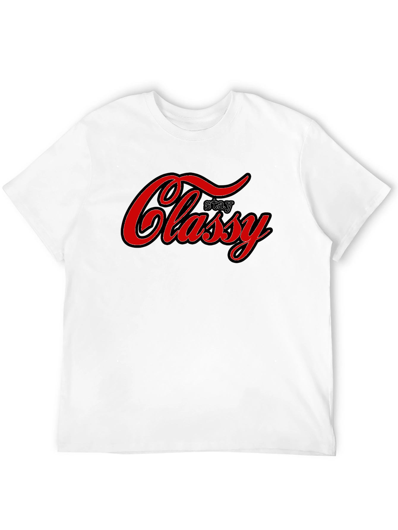 Stay Classy Graphic T-Shirt - Black