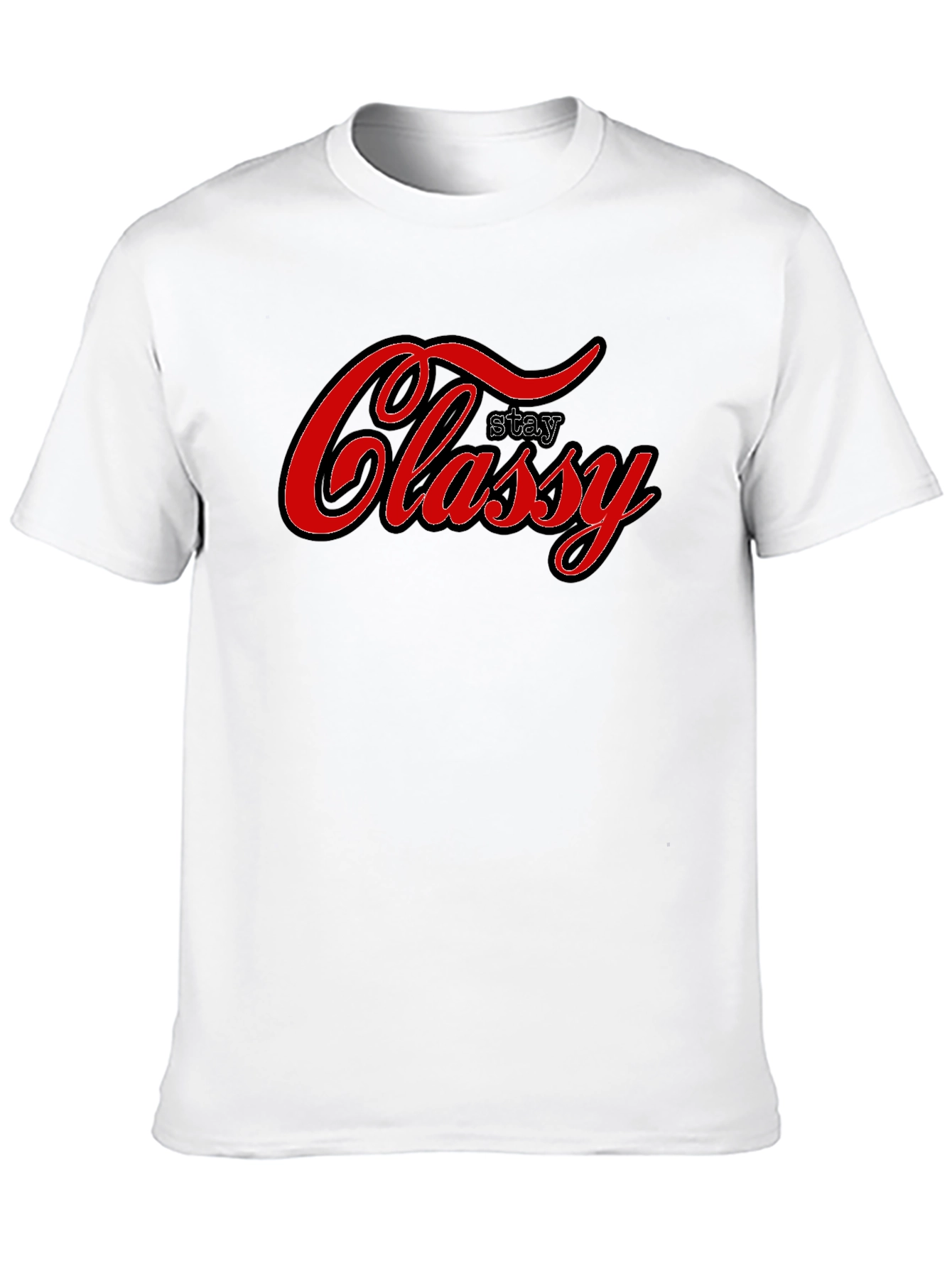 Stay Classy Graphic T-Shirt - Black