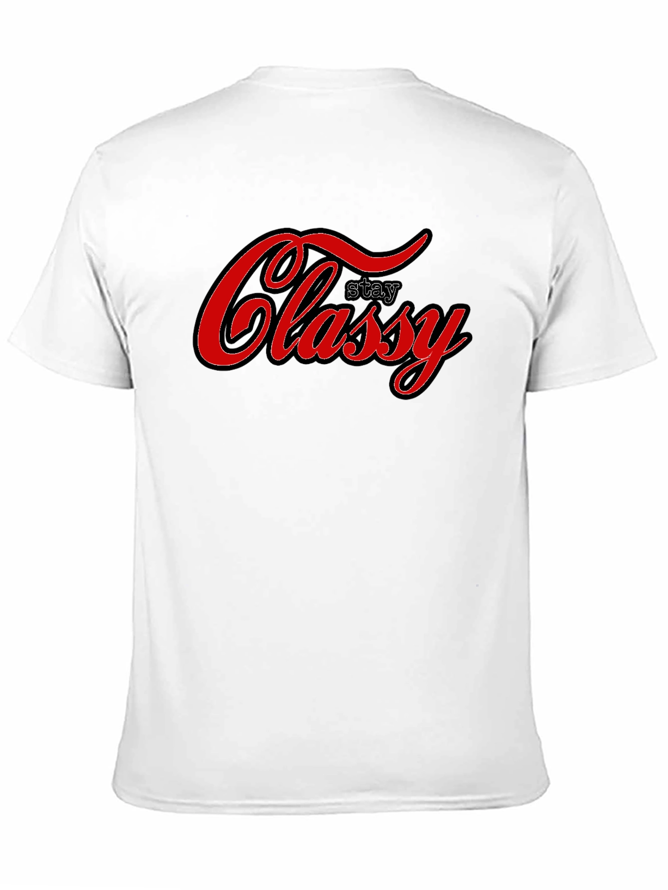 Stay Classy Graphic T-Shirt - Black