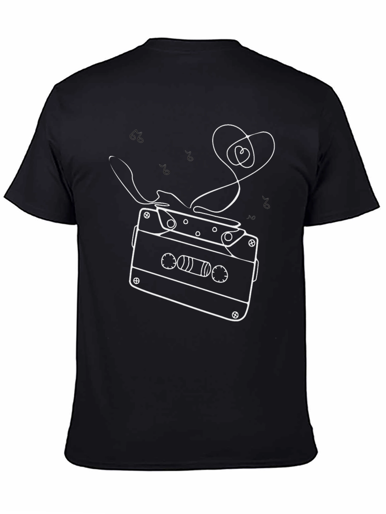 Cassette Tape Heart T-Shirt - Retro Music Lover Tee