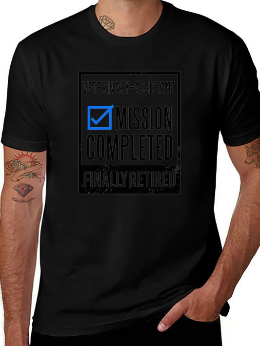 Veterinary Assistant Mission Completed Retired T-Shirt