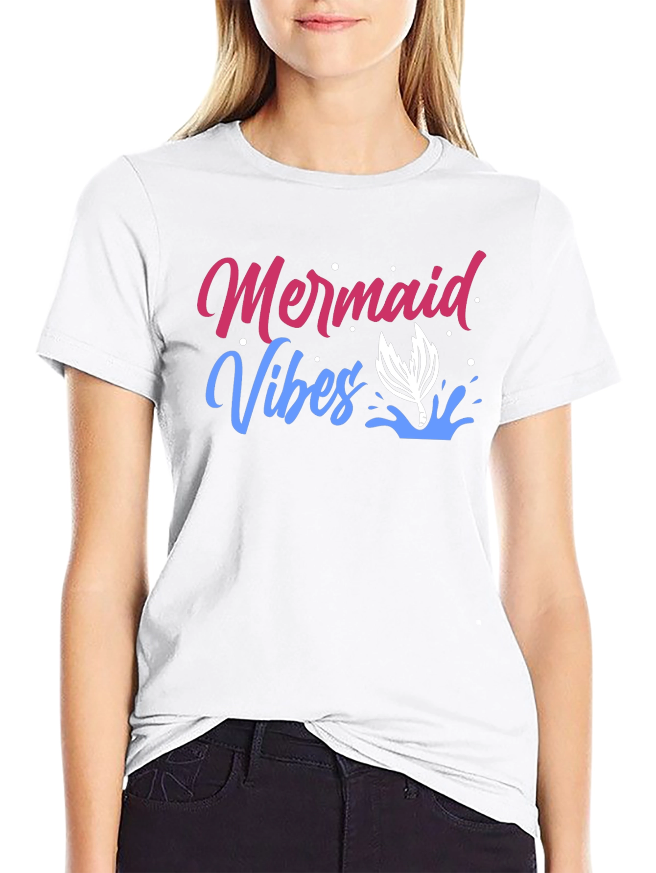 Mermaid Vibes T-Shirt - Trendy Graphic Tee