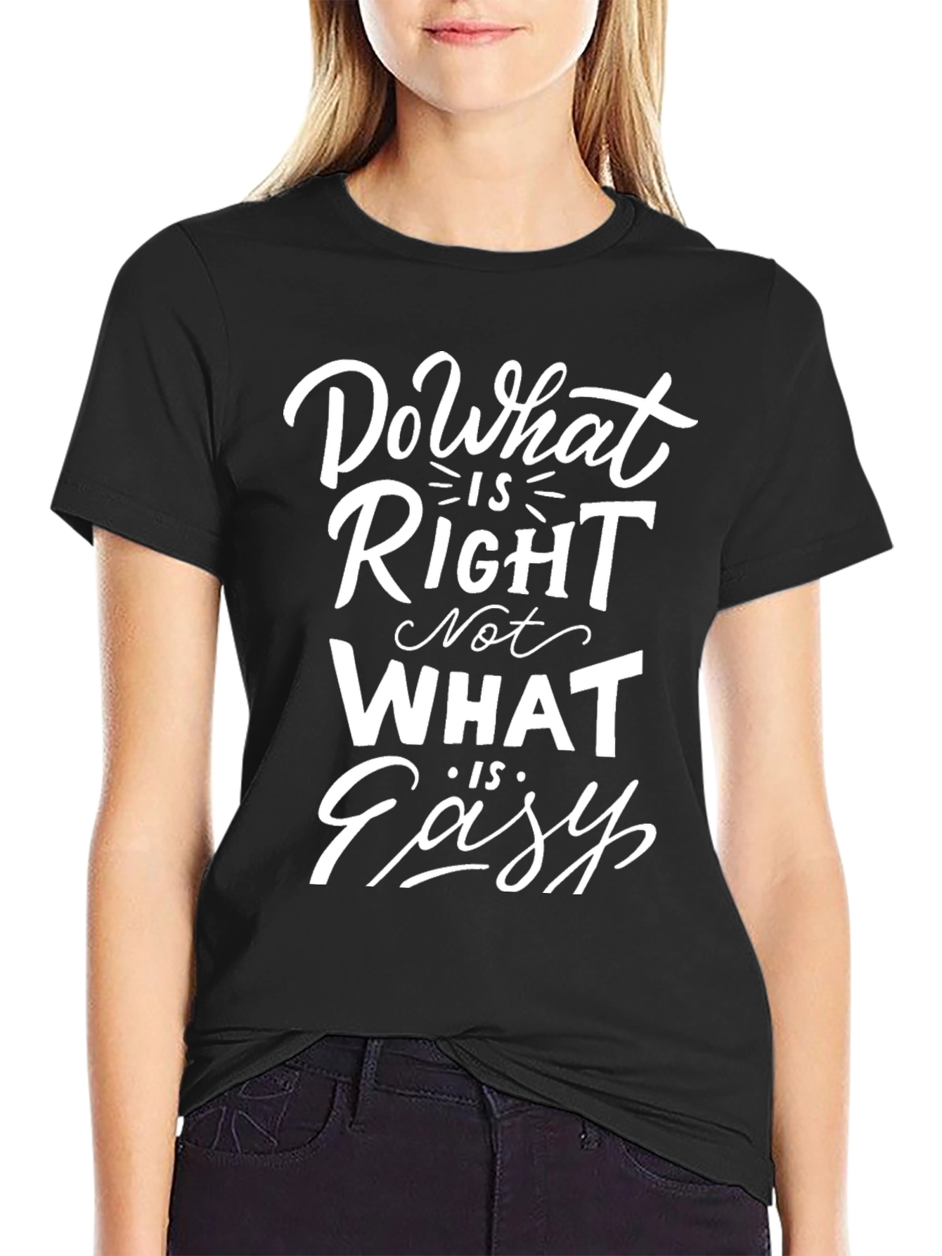 Do What Is Right Graphic Tee - Motivational T-Shirt