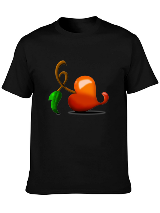 Heart Cherry T-Shirt - Unique Graphic Tee
