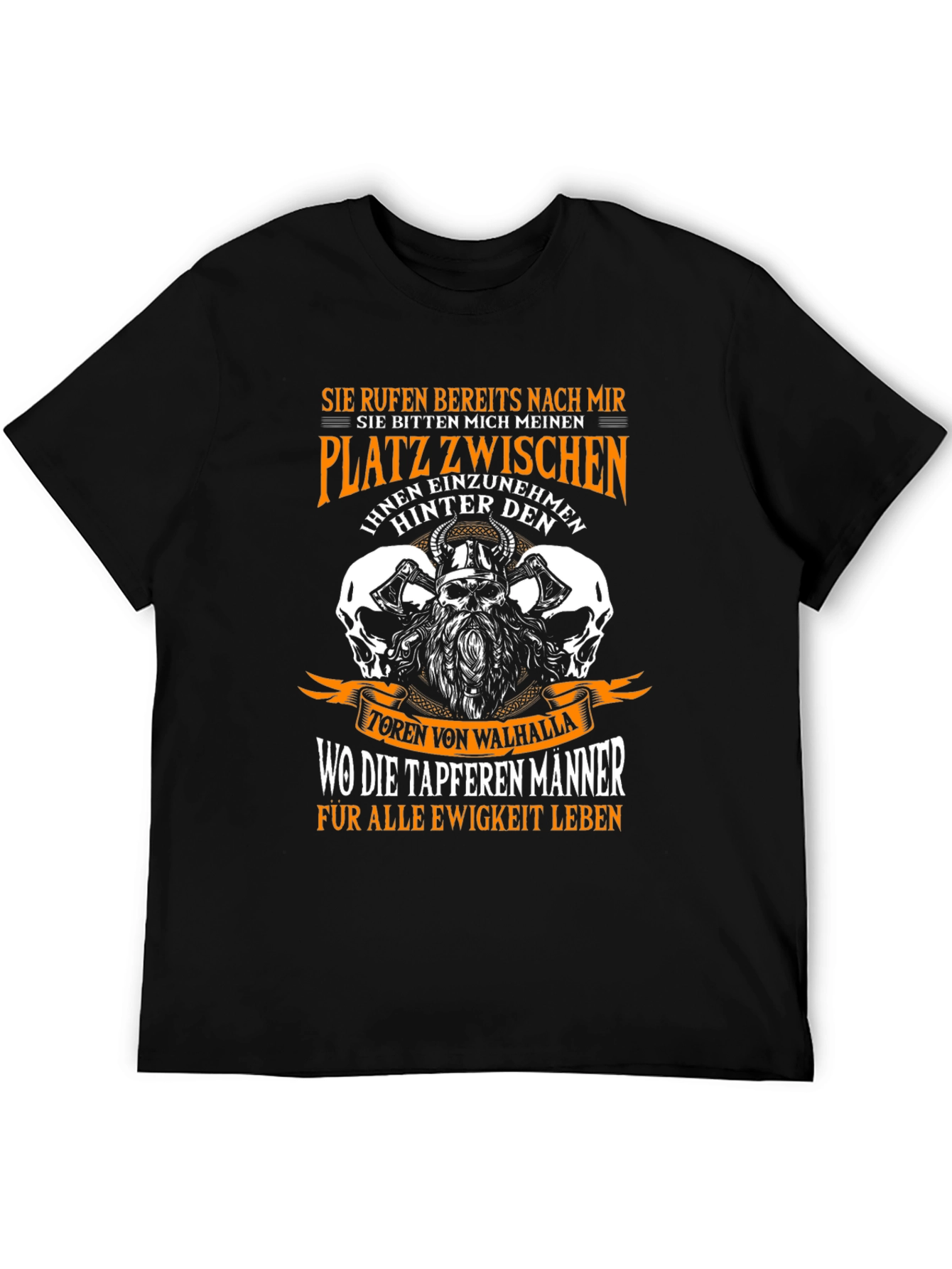 Viking Warrior T-Shirt - German Text - Valhalla