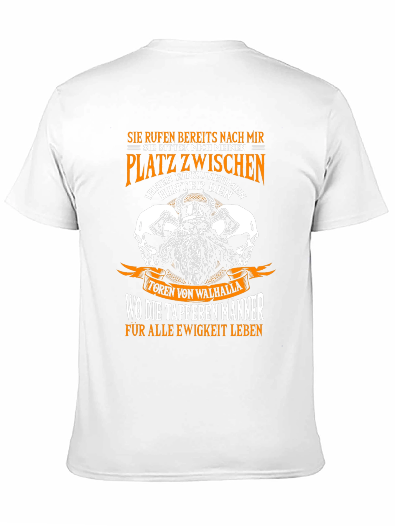 Viking Warrior T-Shirt - German Text - Valhalla