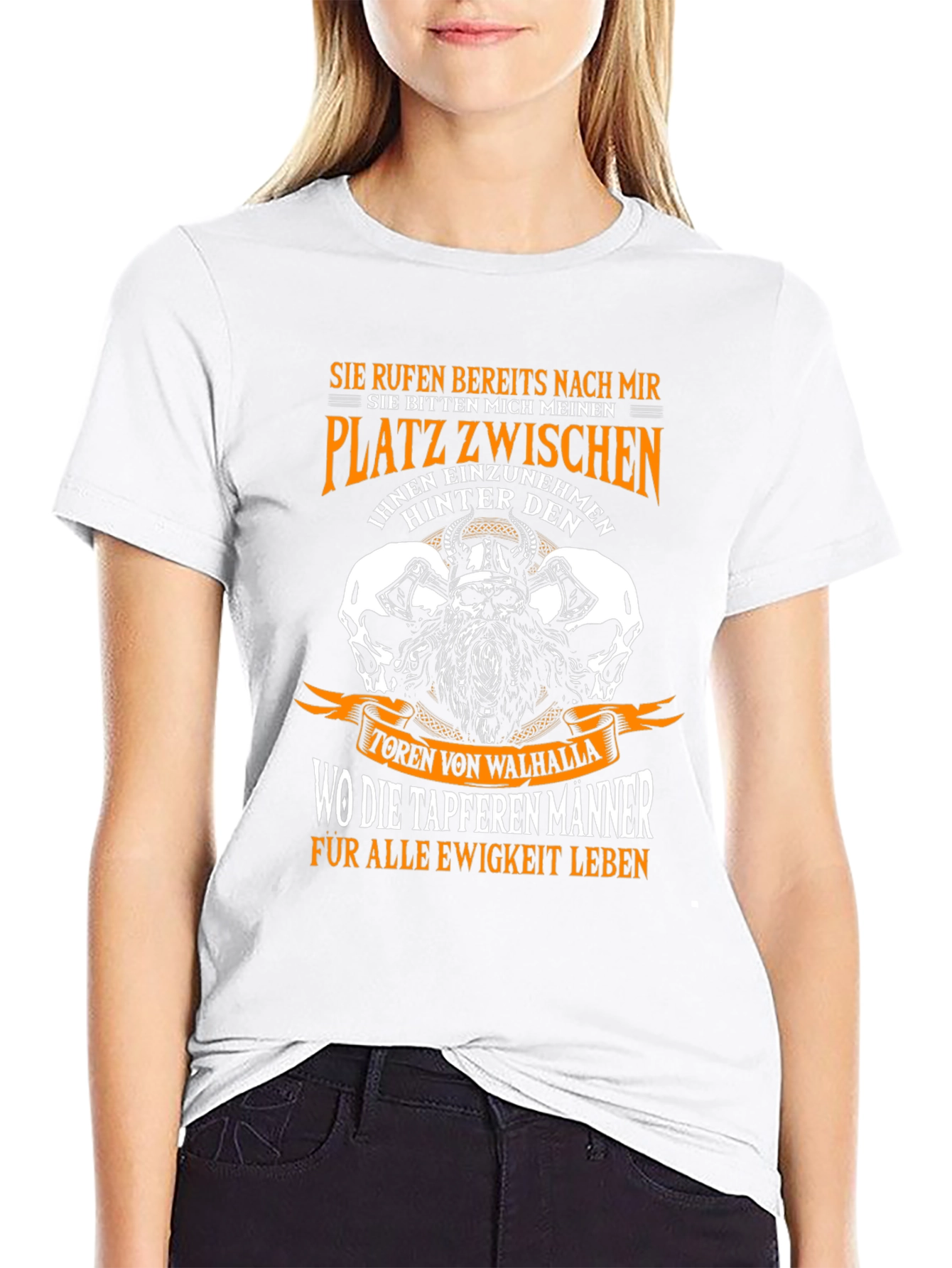 Viking Warrior T-Shirt - German Text - Valhalla