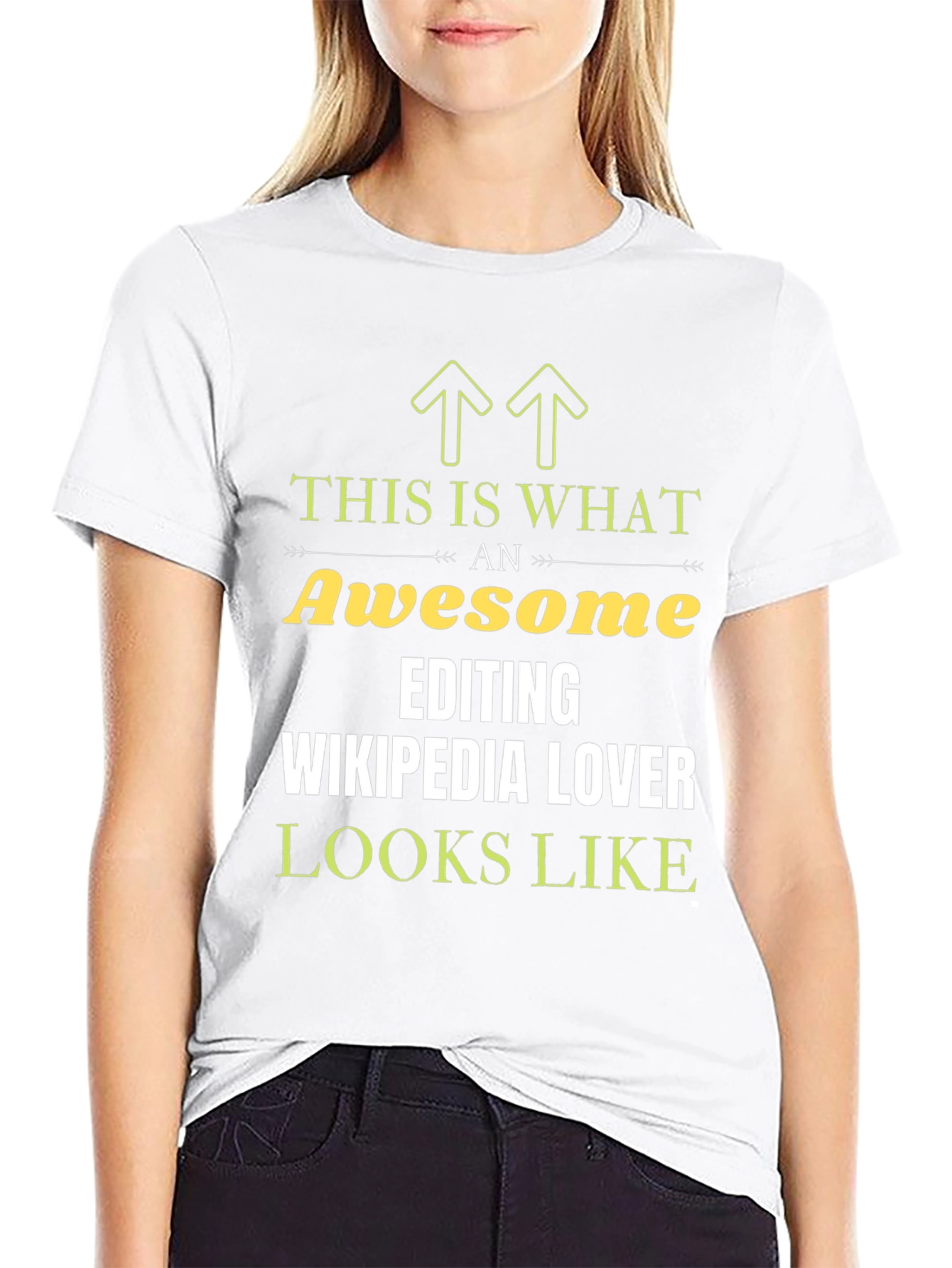 Awesome Wikipedia Editing Lover Black T-Shirt