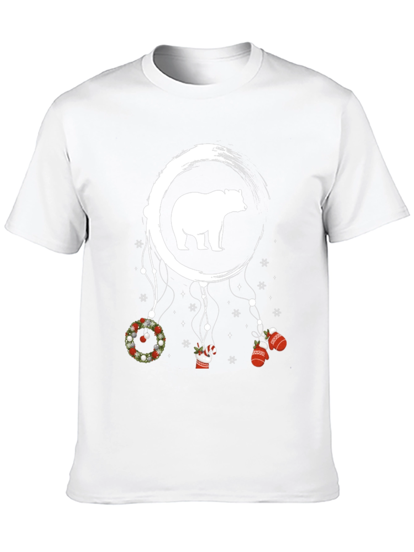 Bear Moon Dreamcatcher Christmas T-Shirt