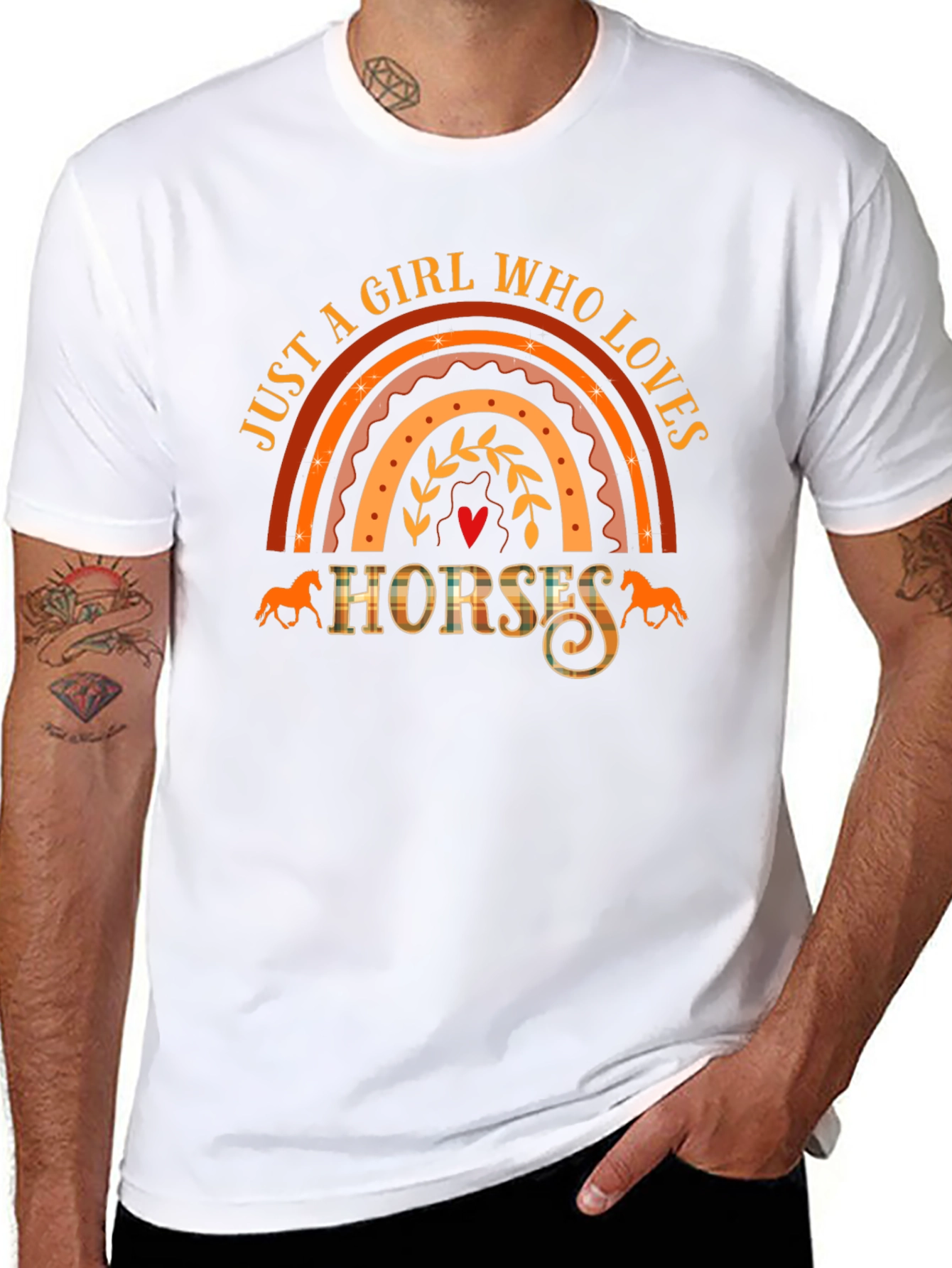 Girl Who Loves Horses Tee