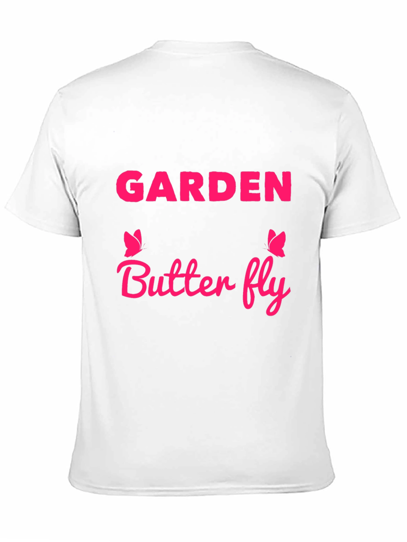 Garden Butterfly Graphic Tee - Black