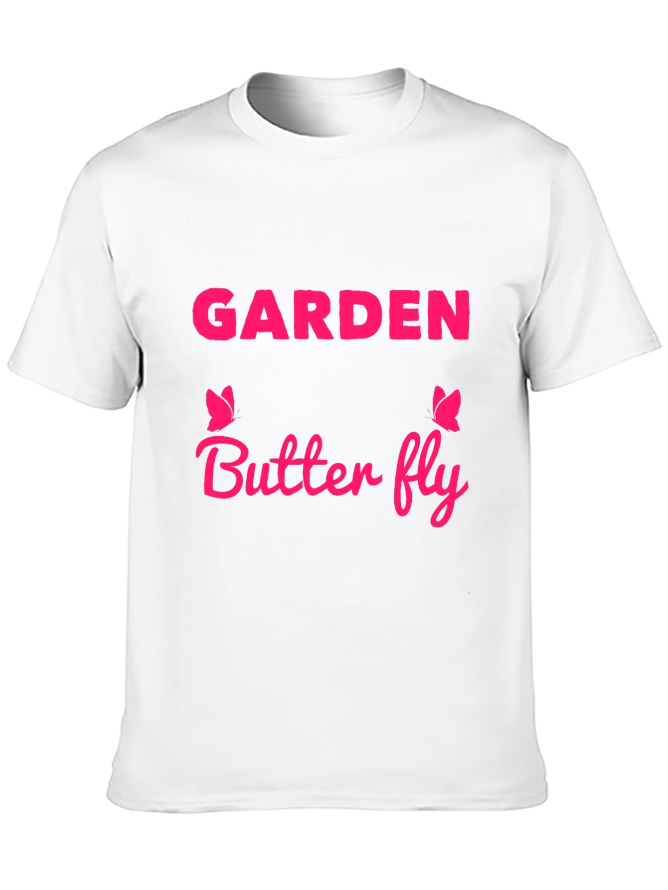 Garden Butterfly Graphic Tee - Black