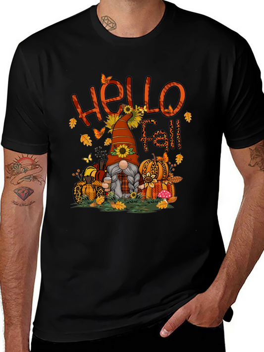 Hello Fall Gnome Graphic Tee