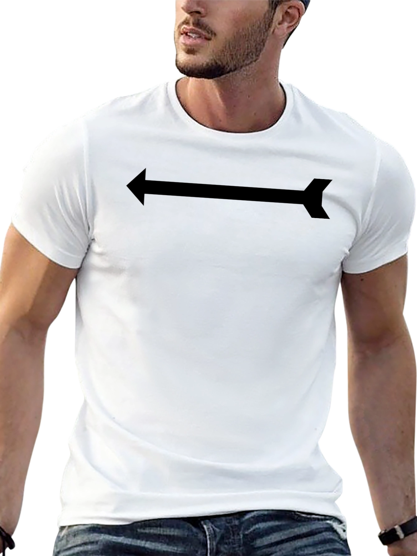 Directional Arrow Graphic Tee