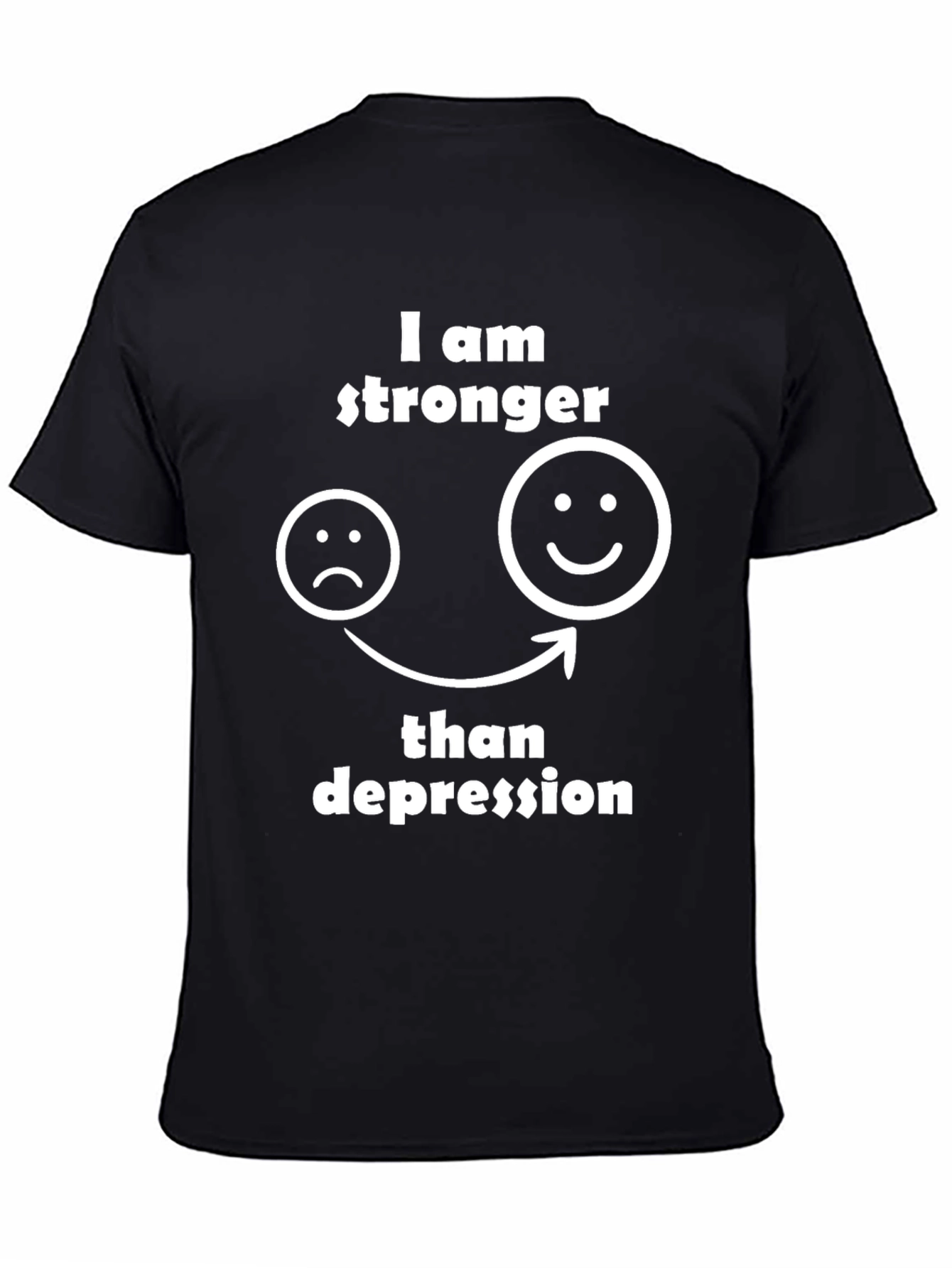 Stronger Than Depression Graphic Tee - Unisex Comfort