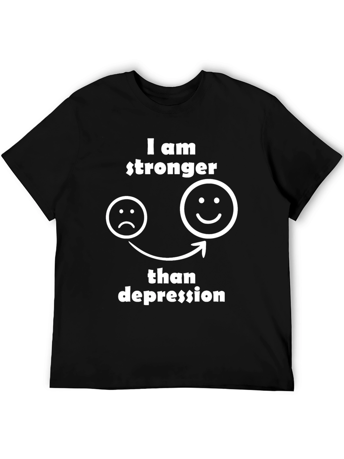 Stronger Than Depression Graphic Tee - Unisex Comfort