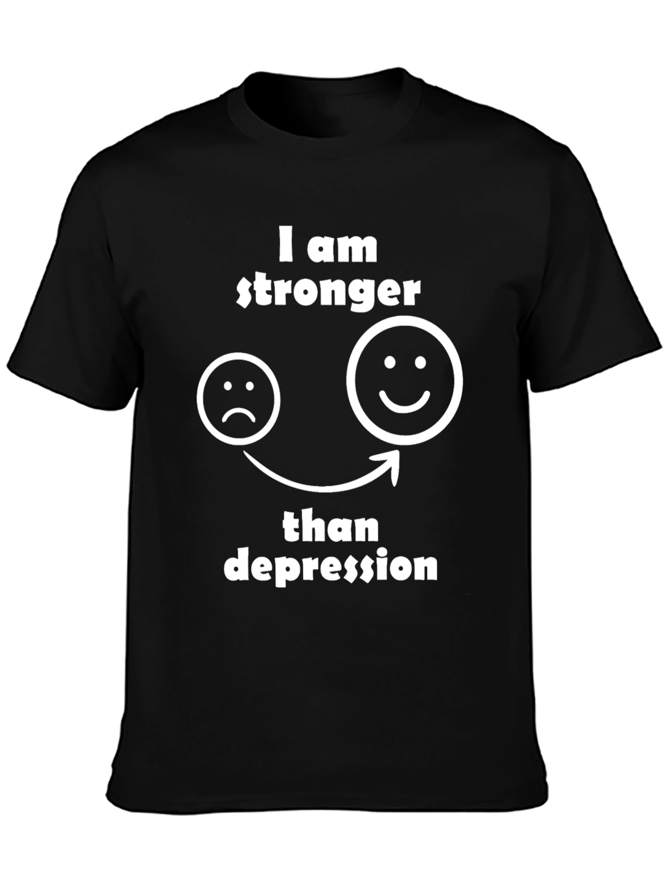 Stronger Than Depression Graphic Tee - Unisex Comfort