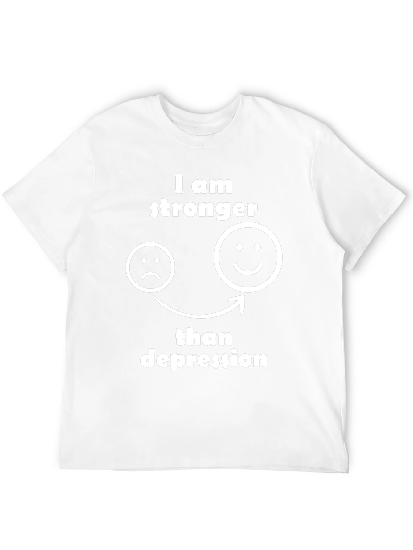 Stronger Than Depression Graphic Tee - Unisex Comfort