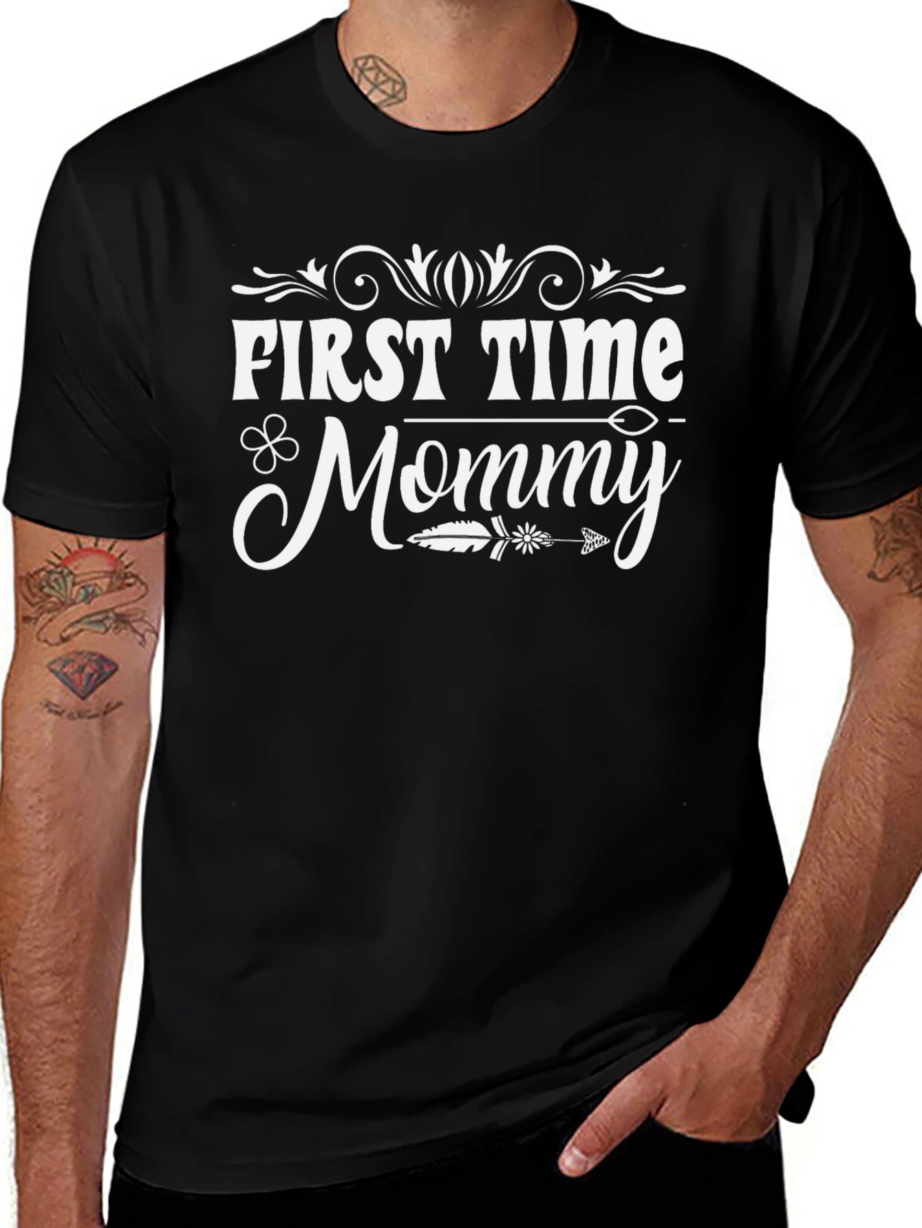 First Time Mommy Tee - New Mom Gift