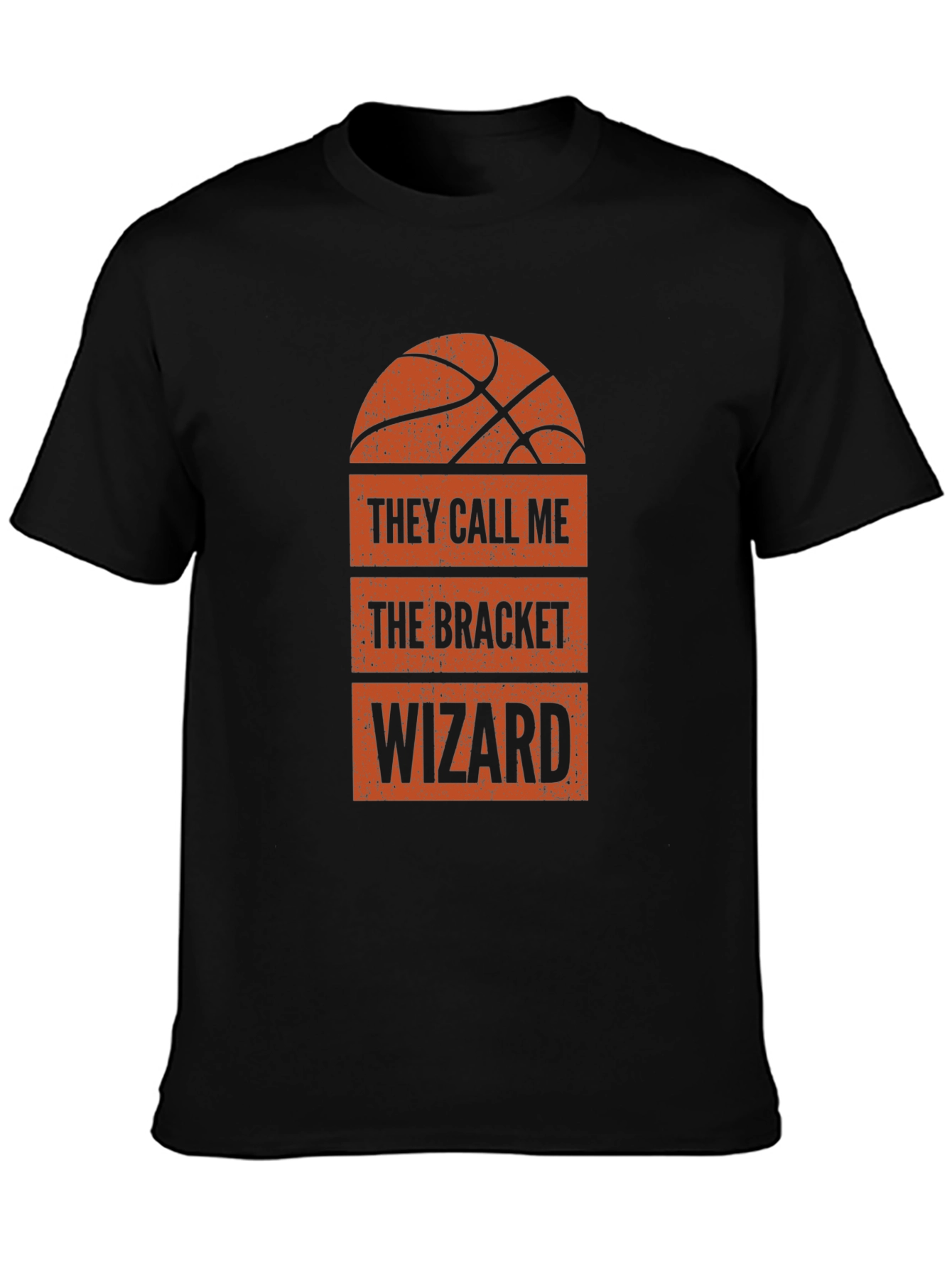 Bracket Wizard Graphic Tee - March Madness Basketball Shirt
