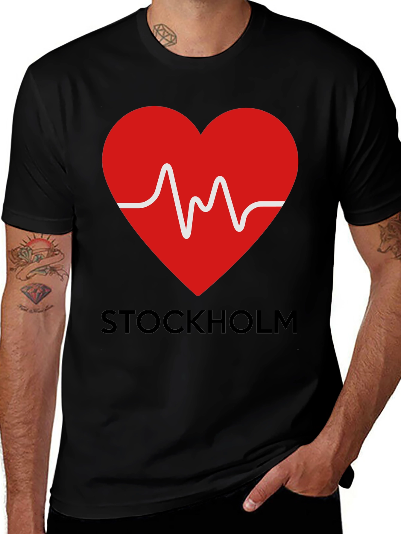 Stockholm Heartbeat Graphic Tee