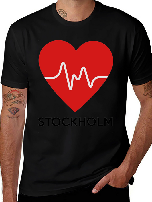 Stockholm Heartbeat Graphic Tee