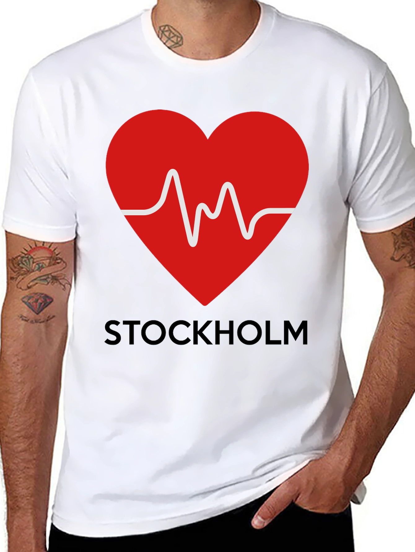 Stockholm Heartbeat Graphic Tee