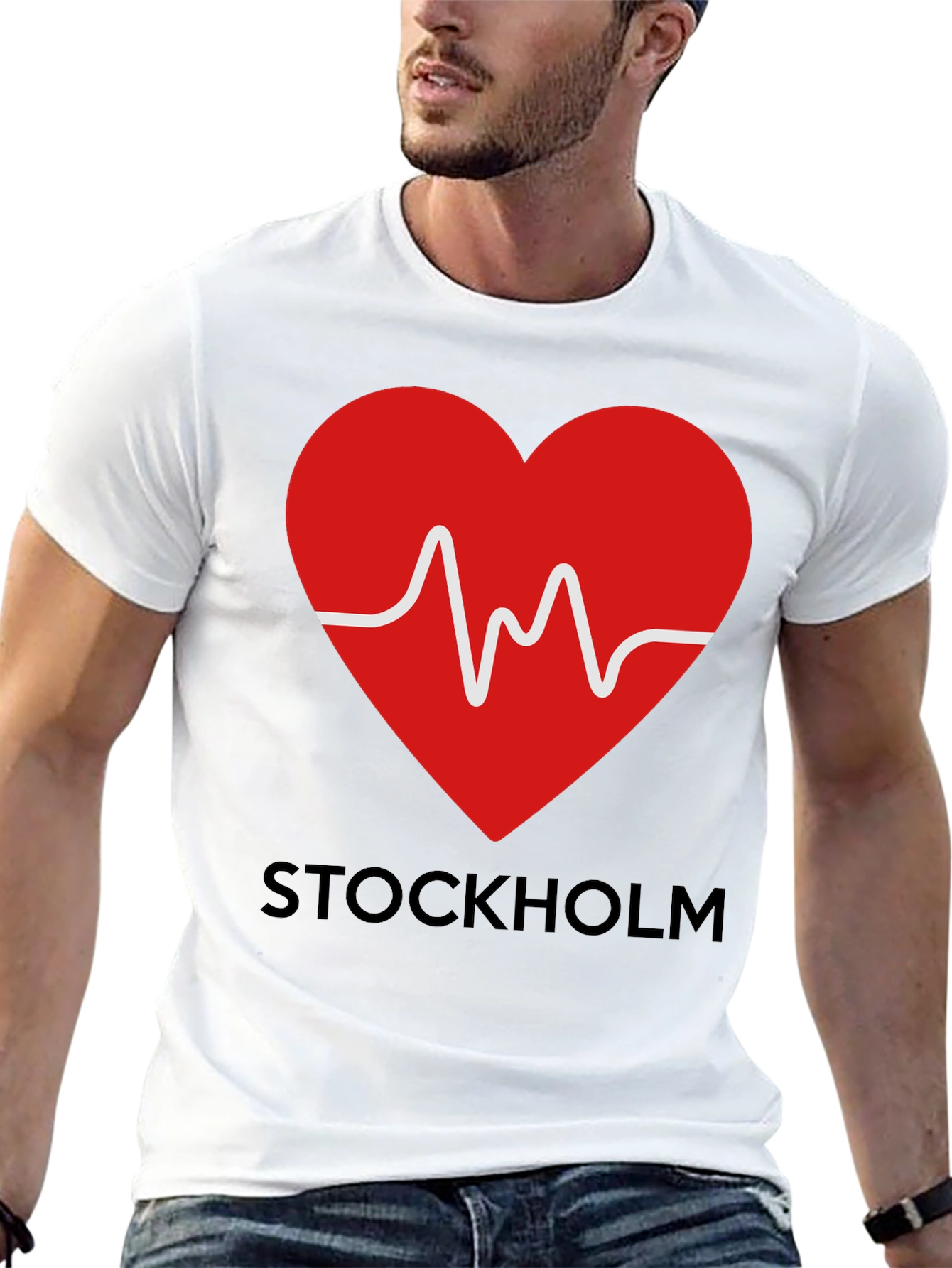 Stockholm Heartbeat Graphic Tee
