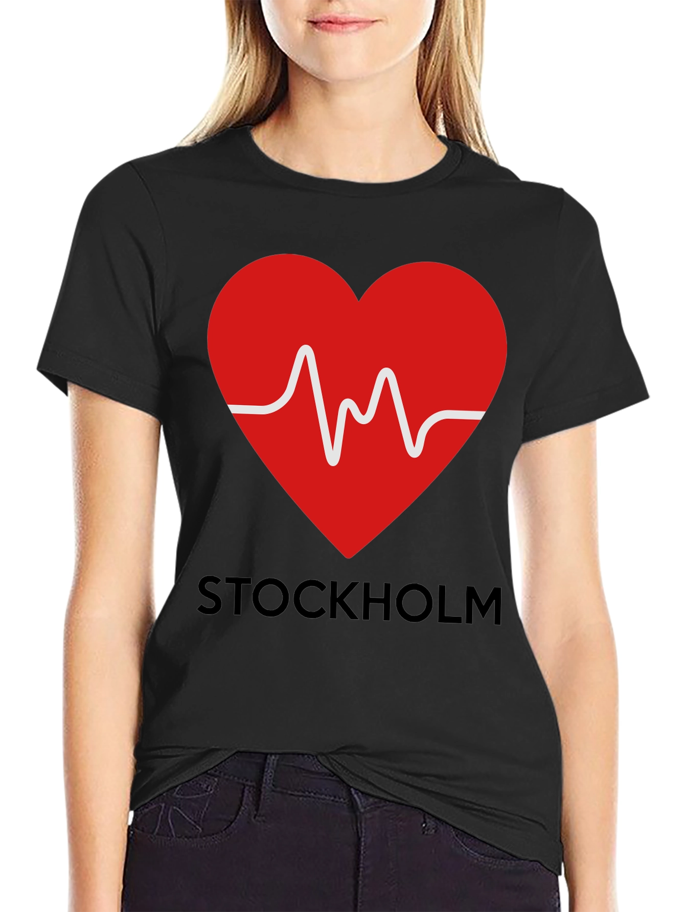 Stockholm Heartbeat Graphic Tee