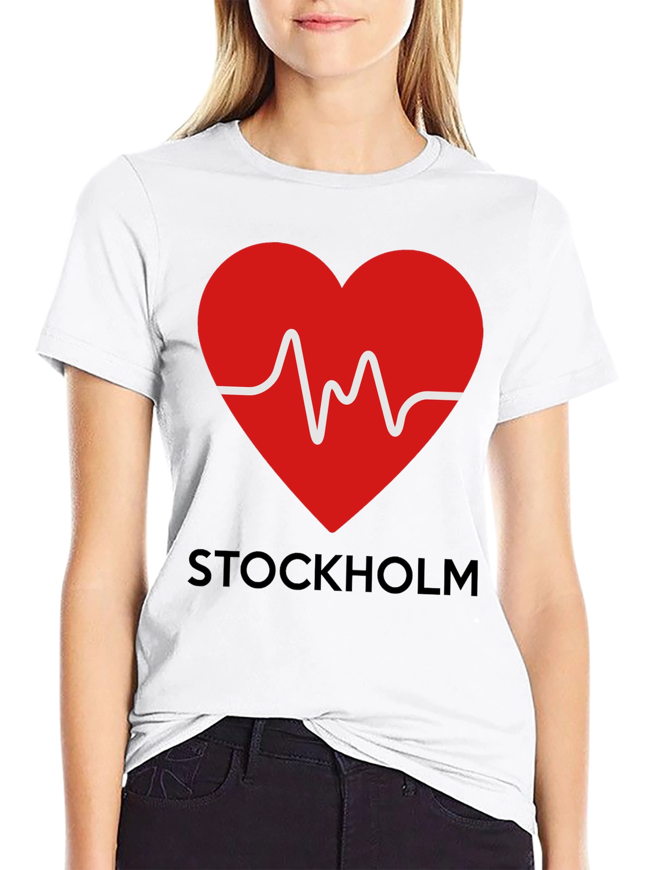 Stockholm Heartbeat Graphic Tee