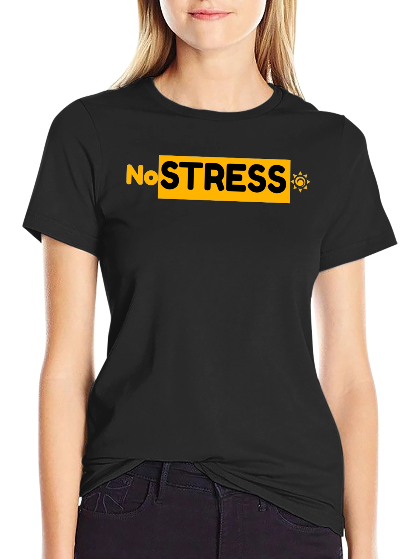 No Stress Graphic Tee - Relaxed Fit