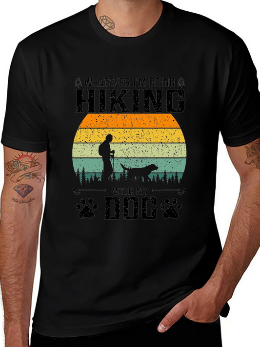 Hiking With My Dog Graphic Tee